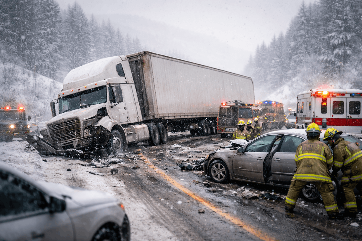 Winter Trucking Accidents